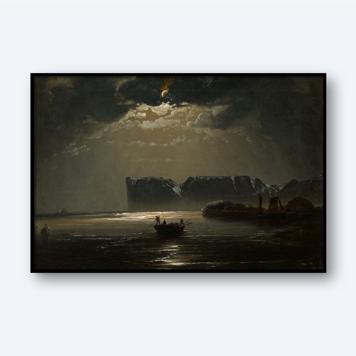 The North Cape by Moonlight by Peder Balke